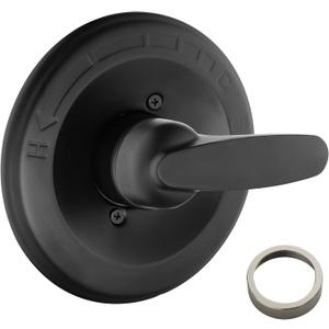 Replacement for Delta 13/14 Series Shower Handle Trim Kit, Compatible with Delta R10000 Valve, Matte Black (Cartridge and Valve Not Included)