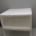 IRIS USA 47 Qt. Extra-Large Stackable Storage Drawer Plastic Drawer Organizer with Clear Doors, for Pantry Bedroom Closet Kitchen Under-Sink Home and Office De-Clutter Shoes and Crafts, White, 2-Pack