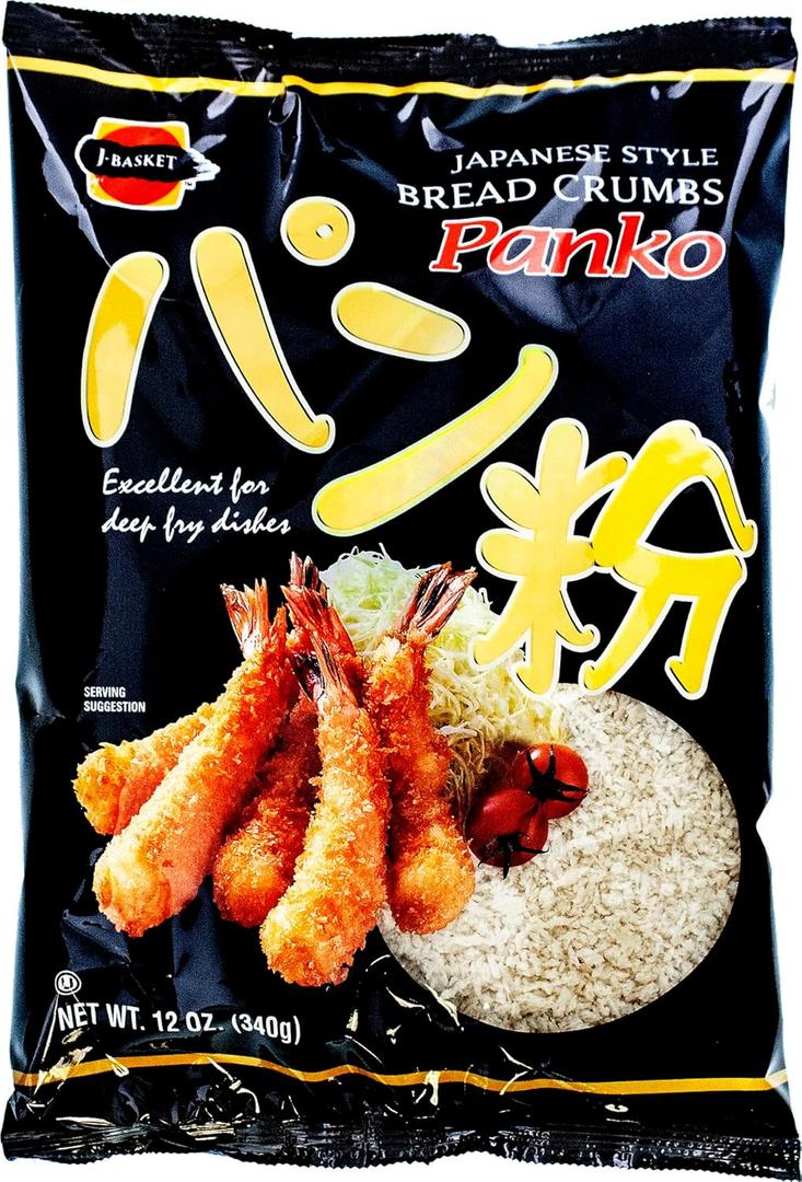 J-BASKET Panko Bread Crumbs, 12-Ounce Packages (Pack of 6), BBD 03/27/2027