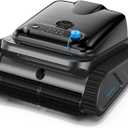 Y50S Robotic Pool Cleaner, Upgraded Motor, Powerful Wall-Climbing with Scrubber Brushes, Smart Path Navigation, Cordless Pool Vacuum for Inground Pools up to 2000 Sq.ft