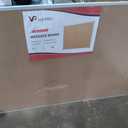 VIZ-PRO Large Cork Bulletin Board, 96 X 48 Inches, Wall-Mounted Corkboard with Silver Aluminium Frame for School, Office, and Home 8' X 4'