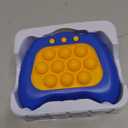 Pop Push Game Toy for Kids, Quick Fast Push Pop Puzzle Handheld Game Light up Fidget Toy 8-12, Bubble Sensory Toys Christmas Birthday Gifts for Kids Ages 3-12 (Blue)