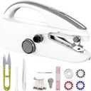 Handheld Sewing Machine, Portable, Mini Sewing Machine, Easy to Use, Fast Sewing Speed, Suitable for Sewing Clothes, Fabric, DIY Home Machine for Beginners Grey