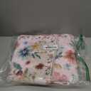 Uphome Bath Mats for Bathroom, Cute Pink Bathroom Rugs, Modern Ultra-Soft Non-Slip Bath Rug, Machine Washable Farmhouse Floral Toilet Rug for Sink Shower Door Mat, 18x26 inch