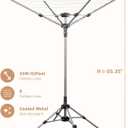 STORAGE MANIAC Portable Umbrella Clothes Drying Rack 8 Lines with 82 Feet Drying Space, Steel Frame & Adjustable Height, 4-arm Umbrella Clothesline for Laundry, Collapsible Indoor & Outdoor Drying