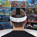 KIWI design K2 Comfort Head Strap Accessories Compatible with Oculus/Meta Quest 2, Elite Strap Replacement for Enhanced Support of VR Headset, NOT for Meta Quest 3/3S