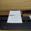 AFLUI Triple Bookshelf with 3 Fabric Drawers, 5-Tier Book Shelf and 10 Display Shelves, Industrial Large Bookcase for Home & Office, Rustic Brown, 47'' Wide