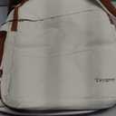 Taygeer Backpack for Women, College Backpack with Laptop Compartment & Shoe Pouch, 35l Travel Laptop Mochila Carry On Luggage, Airline Approved Personal Item Bag For Weekender Gym Hiking, Khaki White