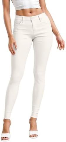 Hybrid & Company Womens Hyper Ultra Stretch Comfy Skinny Leg Work Casual Pants, Large