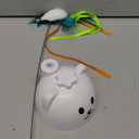 Interactive Cat Toys for Indoor Cats - Automatic Flying Bird Feather Toy, USB Rechargeable Electric Cat Teaser with Sticky Suction Base, Smart Motion Activated Self-Play Enrichment Toy for Bored Cats