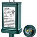 29V LED Power Supply, Christmas Tree Plug Adapter, IP44 Waterproof Class 2 Power Supply for Christmas String Light Inflatable Decorations (TS-26W29V)