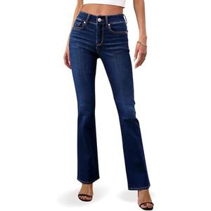 OFLUCK Bell Bottom Jeans for Women Stretchy High Waisted Trendy Flare Jeans Curvy Denim Pants S-6 OFLUCK Bell Bottom Jeans for Women Stretchy High Waisted Trendy Flare Jeans Curvy Denim Pants S-6