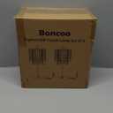 Boncoo Crystal Table Lamp Set of 2, 3-Way Dimmable Nightstand Lamp with 2 USB Charging Ports, Gold Bedside Lamp for Bedroom, Touch Lamp with Elegant Shade for Living Room, B11 LED Bulb Included