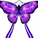 Mint's Colorful Life Butterfly Kite for Kids & Adults Easy to Fly, Large Single Line Kites with 300ft String Kite Handle
