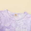 Toddler Baby Girl Summer Outfits Short Sleeve T-Shirt and Shorts 2Pcs Clothes Set for Girls (Purple)