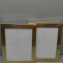 [2-Pack] Kids Art Frames, 8.5x11 Front Opening Kids Artwork Frames Changeable, Gold Artwork Display Storage Frame for Wall, Holds 50 Pcs, for 3D Picture, Crafts, Children Drawing, Hanging Art,