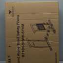 FSA/HSA Eligible, Vaunn Medical Bathroom Patented Height Adjustable Height Toilet Rail Grab Bar and Commode Safety Frame Handle