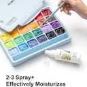 HIMI Gouache Wetting Spray 200ml (6.76 oz), Moisturizing Palette Spray for Gouache Paint, Reactivates Dry Pigments, Professional Art Supplies & Gift for Artists and Hobbyists