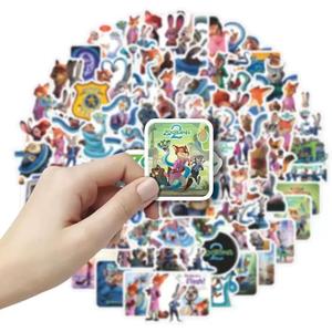 55 Pcs Anime Theme Stickers, Animals Cute Stickers, Movie Sticker Decorative Items Suitable for Tablets, Water Bottles, Refrigerators, Guitars, Scooters, Suitcases, and More.