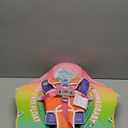 Mambobaby Float Add Tail Baby/Infant Swim Float with Canopy, Non-Inflatable Solid Upgrade Soft Waterproof Skin-Friendly Leather Material (Deluxe Edition Rainbow)