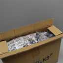 Bedfolks Waterproof Crate Bed, Plush Dog Kennel Pad with Removable Washable Cover, Faux Fur, Fluffy, 41"x27", Dark Grey