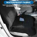 Waterproof Towel Car Seat Cover - Sweat-Wicking Post-Workout Seat Protector for Athletes, Gym, Yoga, Beach - Non-Slip, Machine Washable, Universal Fit Front Seat Mat