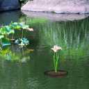 4pcs Aquatic Plant Grow Bags, 7.3x7.3in Reusable Breathable Seed Starter Bags PVC Pond Basket Seedling Pots Container Plants Pouch for Water Lily Vegetables Fruits Flowers Saplings Potato (Black)