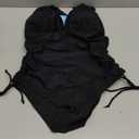 Tummy Control One Piece Swimsuit - Halter Push Up Bathing Suits Sexy Swimwear 2026 (Medium, Black)