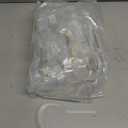 24 Pcs Wedding Church Pew Clips Bulk Heavy Duty Plastic Hooks Clear Chair Wreath Hanger Pew Flower Holders for Wedding Ceremony Church Aisle Chair Table Bow Garland Decorations