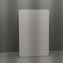 Stone Bath Mat 24"x16" - Diatomaceous Earth Shower Mat, Quick Dry, Anti-Slip, Modern Design with Bonus Non-Slip Pad - Perfect for Home Safety and Style,White,Straight