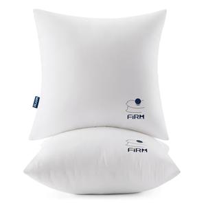 MIULEE 20x20 Throw Pillow Inserts Set of 2, Decorative Throw Pillows for Couch Sofa Bed, 100% Virgin Fiber Filling
