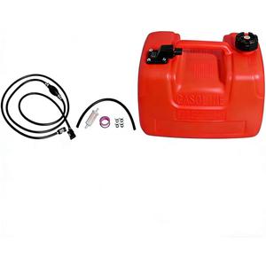 32-858104K08 12L/3 Gallon Marine Outboard Fuel Line Hose Kit w/Primer Bulb & Quick Connector – Fits Yamaha/Johnson/Mercury 4HP-200HP Outboard Motor