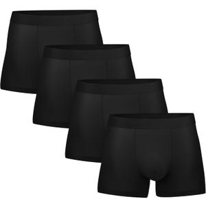 5Mayi Mens Underwear Boxer Briefs Short Leg Athletic Trunks Underwear for Men Pack No Fly (Medium)