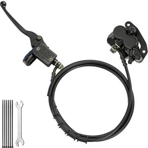 Mini Bike Rear Hydraulic Disc Brake Kit 7/8 Left Brake Master Cylinder Compatible with Coleman B200RSV B200 200cc Mega Moto B212 Minibike Parts 67" Hose