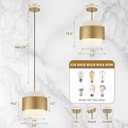 9.8" Modern Pendant Lights, Pendant Lights Kitchen Island with Milky White Glass Lampshade, Farmhouse Pendant Lighting for Dining Room Hallway Porch, 2 Pack