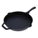 Victoria 12-Inch Cast Iron Skillet, Pre-Seasoned Cast-Iron Frying Pan with Long Handle, Made in Colombia