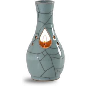 Zovie Scented Candle, Aromatherapy Candles, Gifts for Women, Gifts for Birthday, Christmas, Thanksgiving, Mother's Day, Porcelain Vase Gift Box, Soy Wax, 8 oz, 45h Burning Time, Vase, Blue China Vase