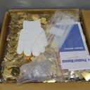 24 Pcs Light Gold Shimmer Wall Backdrop Panels - 4 FT x 6 FT Light Gold Sequin Backdrop for Birthday Graduation Home Party Background Decoration