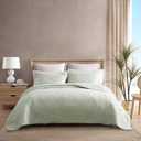 Tommy Bahama - King Quilt, Reversible Cotton Bedding, Pre-Washed for Added Softness (Costa Sera Green, King)