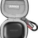 RLSOCO Carrying Case for Samsung Galaxy Buds Core/Galaxy Buds FE/Galaxy Buds 2 Pro/Galaxy Buds Pro/Galaxy Buds 2/Galaxy Buds Live True Wireless Bluetooth Earbuds - Grey (Case Only)