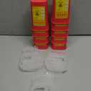 Sharps Containers for Home Use, 1 Quart Portable Small Needle Disposal Sharps Container Home Travel, with Locking Lid for Biohazard Syringes, Safe Needle Box Disposal, 6" x 4" x 3"(9;Pcs)
