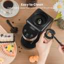 Gevi Coffee Grinder Electric,Coffee Bean Grinder with 35 Grind Settings for Espresso,Drip,French Press,Burr Coffee Grinder for Home Use,Anti-static Design,Black