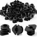 50 Pcs 1/2 Inch Pex Pipe Clamp -thru Stud Pipe Support Isolation Clamp for Pex Copper CPVC Tubing, Plastic Tubing Support for Wood Stud Installation