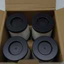 Vacuum Filter Replacement Compatible with Fabuletta FSV001/FSV101,Girnoor G160/G165, Lubluelu 202, Oraimo OSV-102, VacLife VL732 Stick Vacuum Cleaners - 4 Pack