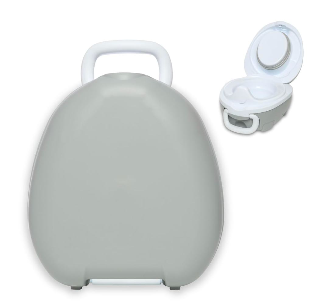 My Carry Potty Toddler Travel Potty 18 Months to 3 Years, Grey Pastel
