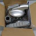 TAILI Grab Bars for Bathtubs and Showers,2 Pack Shower Handles for Elderly Suction,Maximum 330lbs,Shower Bar with Upgraded Rubber Suction Cups,Safety Grip for Senior, No Drilling Removable,Silver