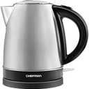 Chefman Stainless Steel Electric Kettle w/ 360° Swivel Base, Auto Shut Off & Boil Dry Protection, BPA-Free Interior and Cool-Touch Handle, 7+ Cup Capacity, 1.7 Liter, 1500W
