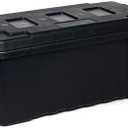 Plano Storage Trunk, Black, Medium, Lockable Storage Box, Airline Approved Sportsman Trunk, Hunting Gear and Ammunition Bin, Heavy-Duty Containers for Camping, 68-Quart