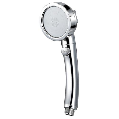 High Pressure Handheld Shower Head with ON/OFF Pause Switch 3 Spray Modes Water Saving High Pressure Shower Heads,Detachable Showerhead Equipped
