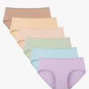 INNERSY Womens Underwear Cotton Hipster Panties Regular & Plus Size 6-Pack Size M